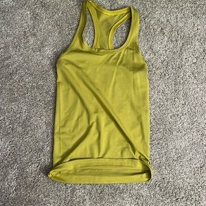 lululemon yellow tank top